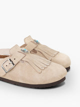 FRINGE VELOUR TAUPE