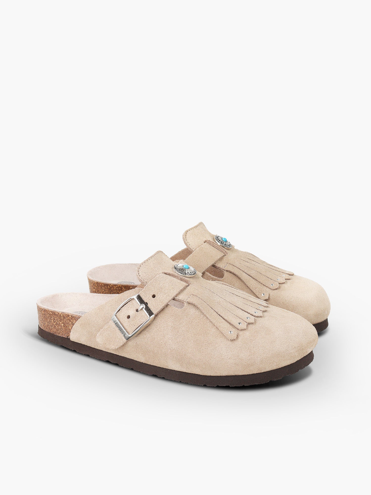FRINGE VELOUR TAUPE