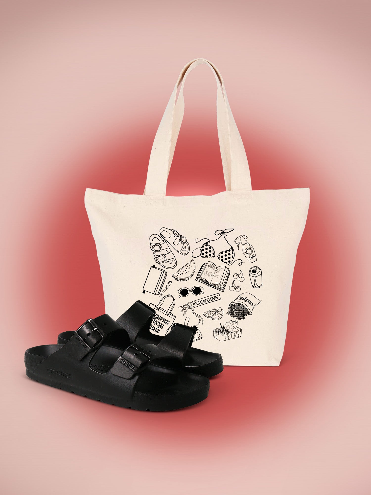 PACK TOTE + H2O BLACK MAN