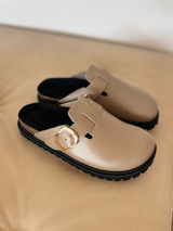 INDIANA EMBOSSED LEATHER TAUPE