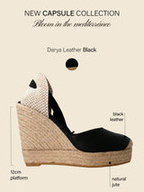 DARYA LEATHER BLACK